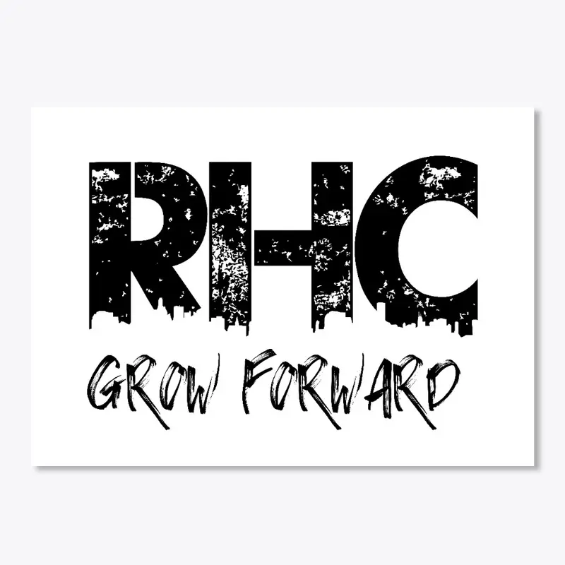 RHC Grow Forward Sticker White